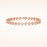 2.69 TCW Round Moissanite Tennis Bracelet