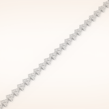 2.69 TCW Round Moissanite Tennis Bracelet