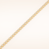 2.41 TCW Round Moissanite Tennis Bracelet