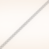 2.41 TCW Round Moissanite Tennis Bracelet