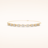 1.69 TCW Round Moissanite Tennis Bracelet