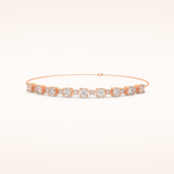 1.69 TCW Round Moissanite Tennis Bracelet
