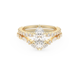 Marquise Cut Moissanite Bridal Set with Pave Settings– 1.08 CT Center, 0.85 TCW Accents 7