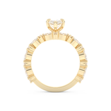 Marquise Cut Moissanite Bridal Set with Pave Settings– 1.08 CT Center, 0.85 TCW Accents 11