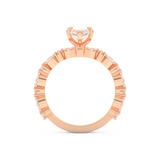 Marquise Cut Moissanite Bridal Set with Pave Settings– 1.08 CT Center, 0.85 TCW Accents 17