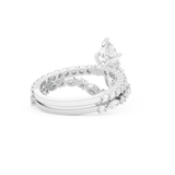 Marquise Cut Moissanite Bridal Set with Pave Settings– 1.08 CT Center, 0.85 TCW Accents 3