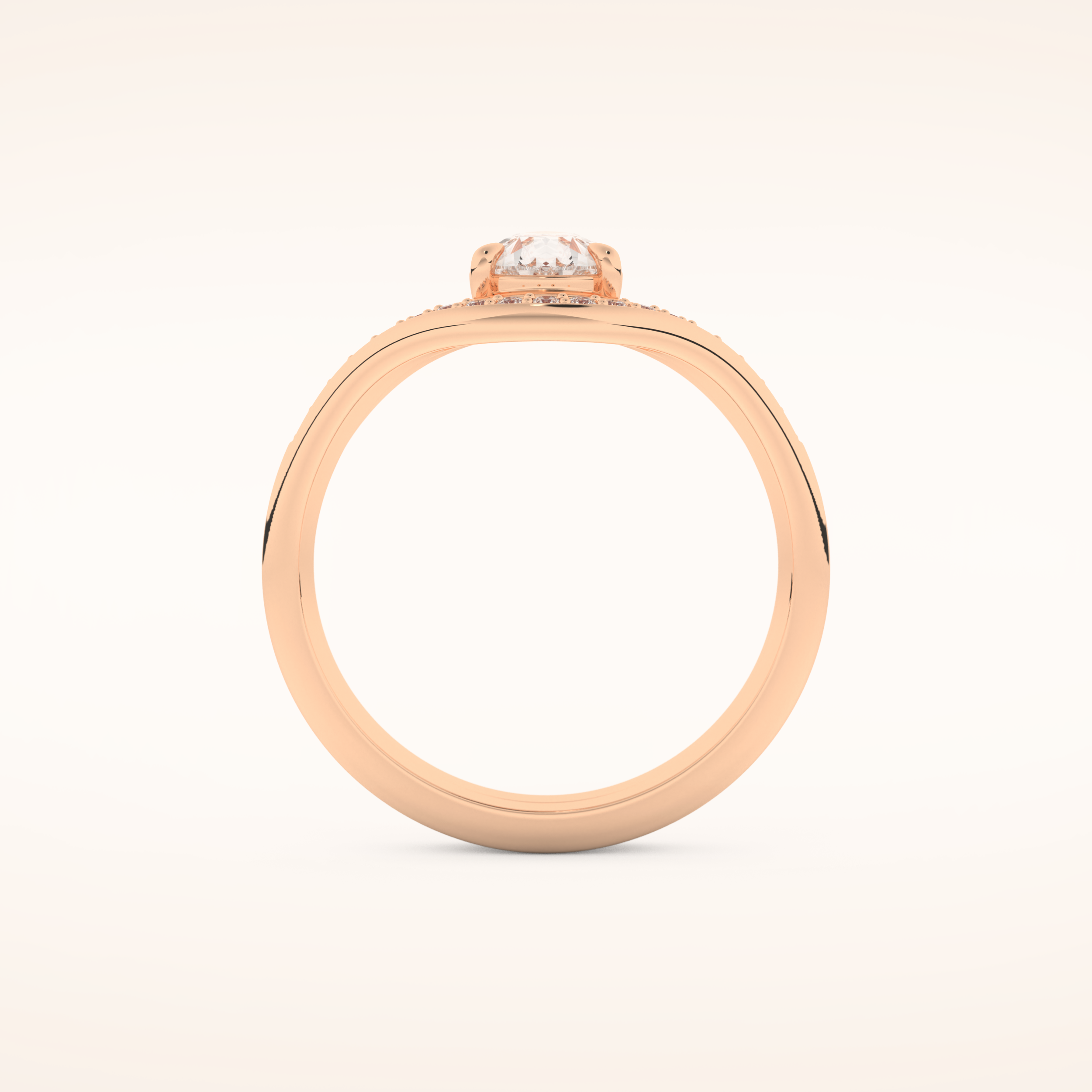 0.65 CT Pear Cut Solitaire Moissanite Bridal Set 17