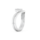 Pear Cut Moissanite Bridal Set with Solitaire Settings – 0.65 CT Center, 0.09 TCW Accents 6