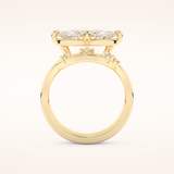 2.24 CT Marquise Cut Solitaire Moissanite Bridal Set 11