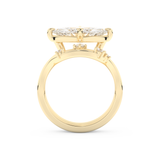 Marquise Cut Moissanite Bridal Set with Solitaire Settings  – 2.24 CT Center, 0.13 TCW Accents 11