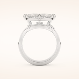 2.24 CT Marquise Cut Solitaire Moissanite Bridal Set 5
