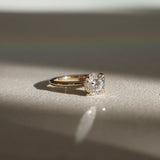 Solitaire Engagement Ring Featuring 1.5 CT Round Moissanite 2