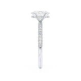 Oval Pave Lab Grown Diamond Engagement Ring