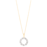 0.45 Carats Baguette & Round Shape Moissanite Necklace 6