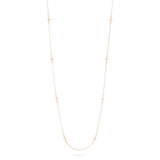 Dainty 0.15 CT Round Shape Moissanite Necklace 6