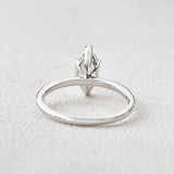 Marquise Pave Lab Grown Diamond Engagement Ring