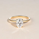 Oval Solitaire Lab Grown Diamond Engagement Ring