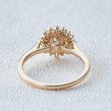 Round Halo Lab Grown Engagement Ring