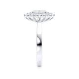 Oval Halo Lab Grown Diamond Engagement Ring