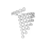 Half Eternity Wedding Band with 0.34 CT Round Cut Moissanite – Yellow, White, or Rose Gold