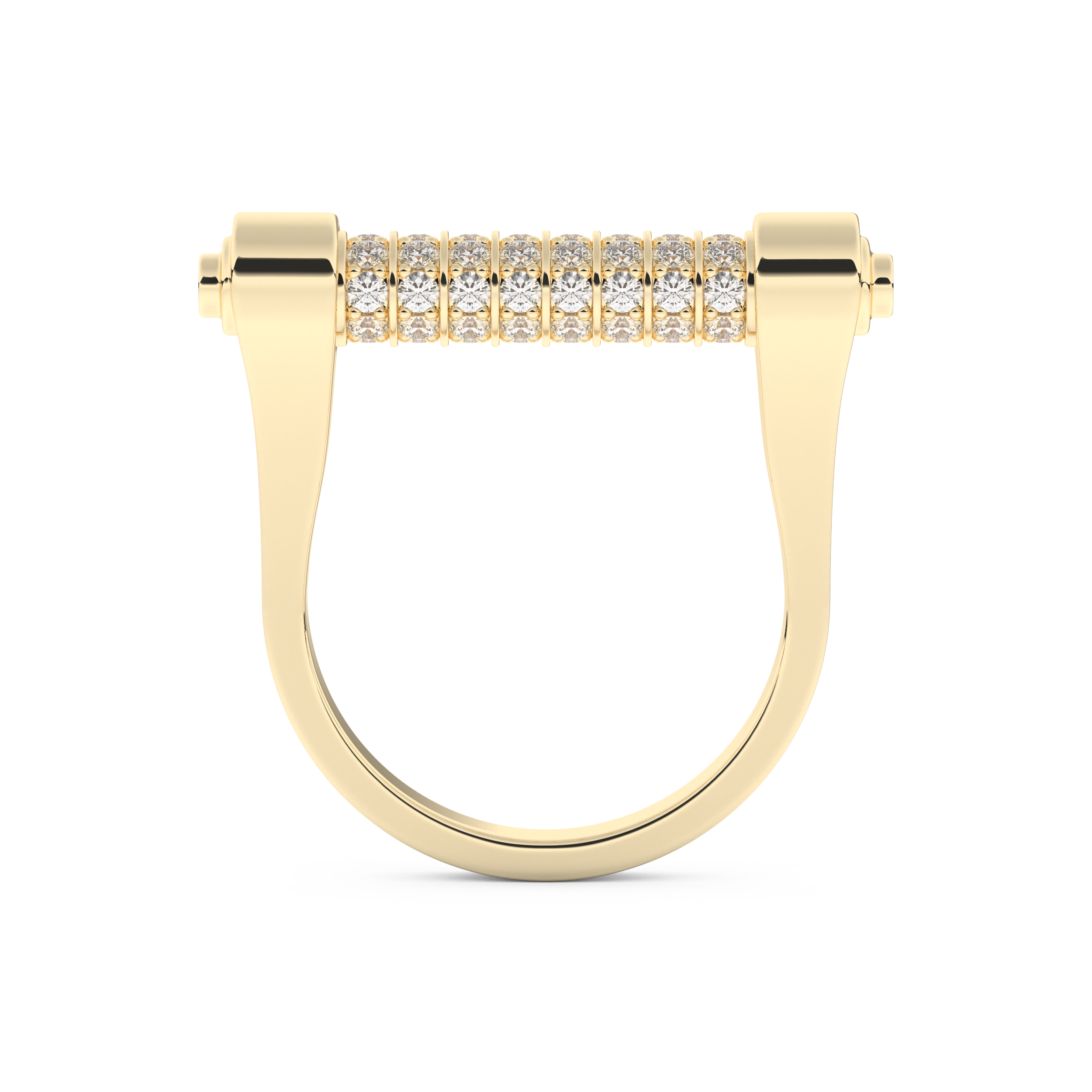 Wedding Band with 0.61 CT Round Cut Moissanite – Yellow, White, or Rose Gold