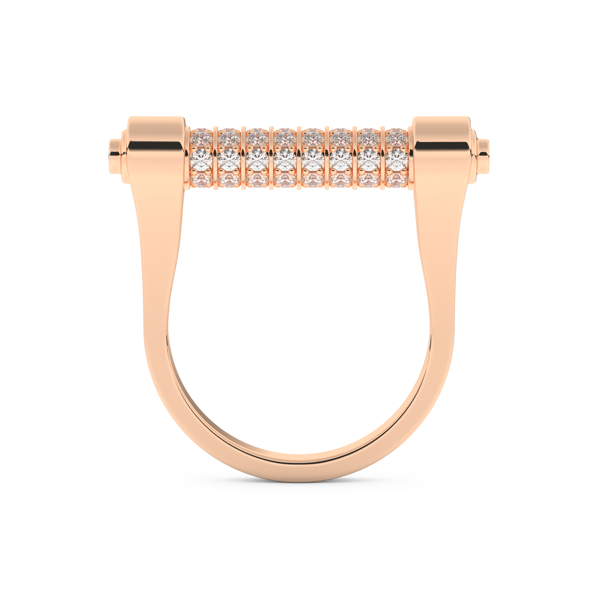 Wedding Band with 0.61 CT Round Cut Moissanite – Yellow, White, or Rose Gold