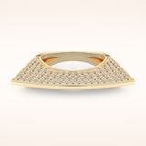 1.75 TCW Round Shaped Moissanite Multi Stone Wedding Band