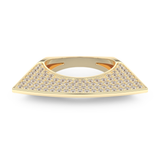 Half Eternity Wedding Band with 1.75 CT Round Cut Moissanite – Yellow, White, or Rose Gold