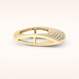 1.75 TCW Round Shaped Moissanite Multi Stone Wedding Band