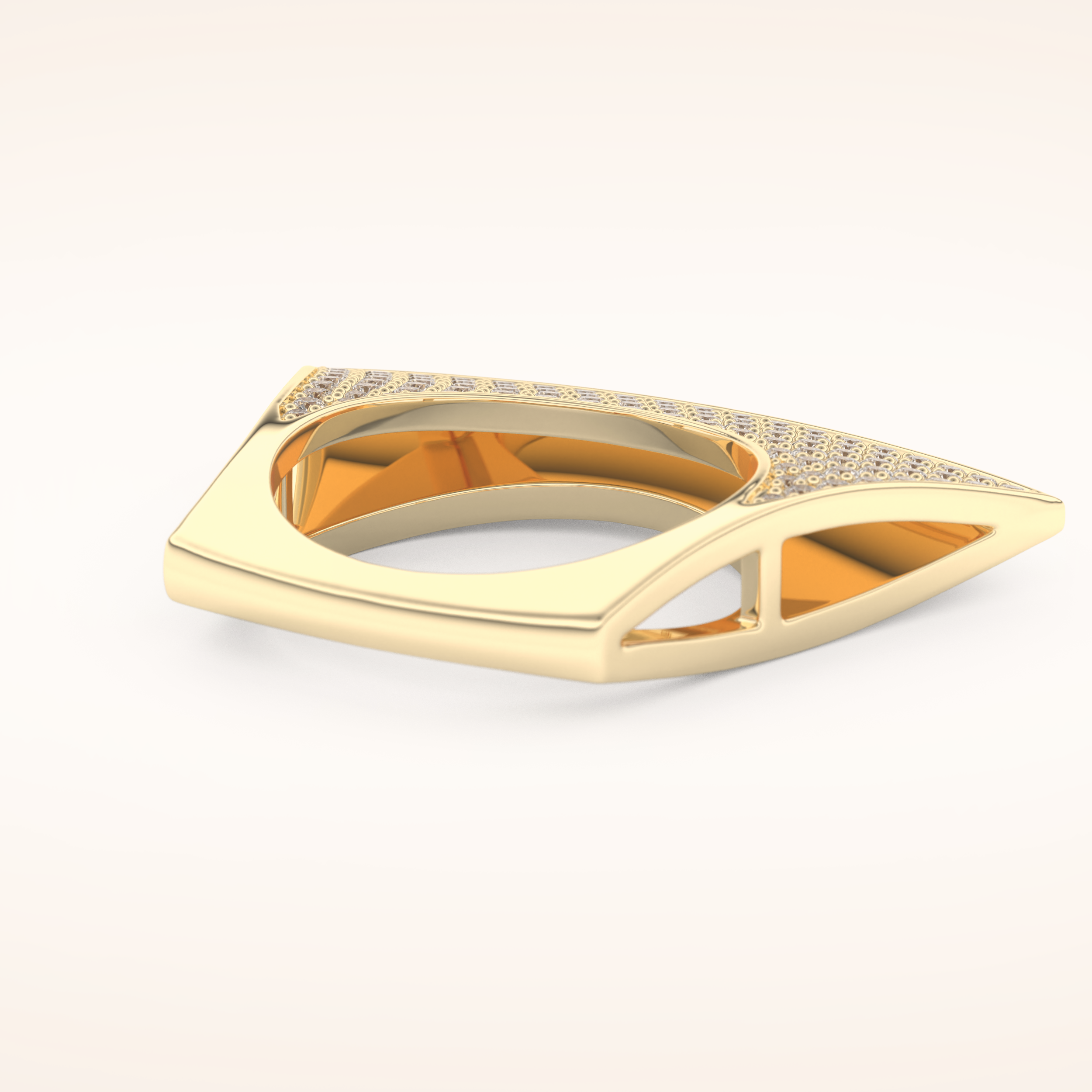 1.75 TCW Round Shaped Moissanite Multi Stone Wedding Band