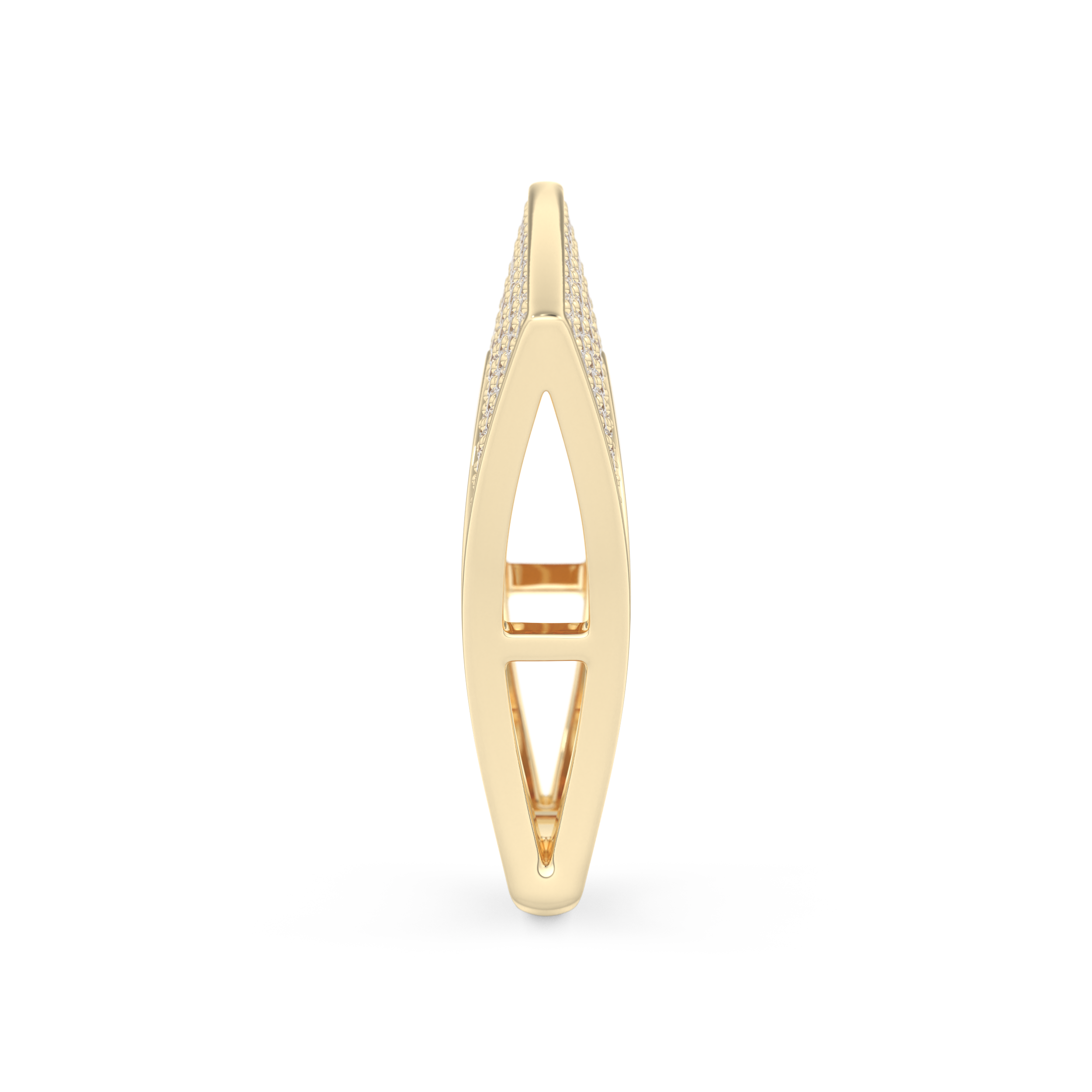 Half Eternity Wedding Band with 1.75 CT Round Cut Moissanite – Yellow, White, or Rose Gold