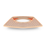 Half Eternity Wedding Band with 1.75 CT Round Cut Moissanite – Yellow, White, or Rose Gold