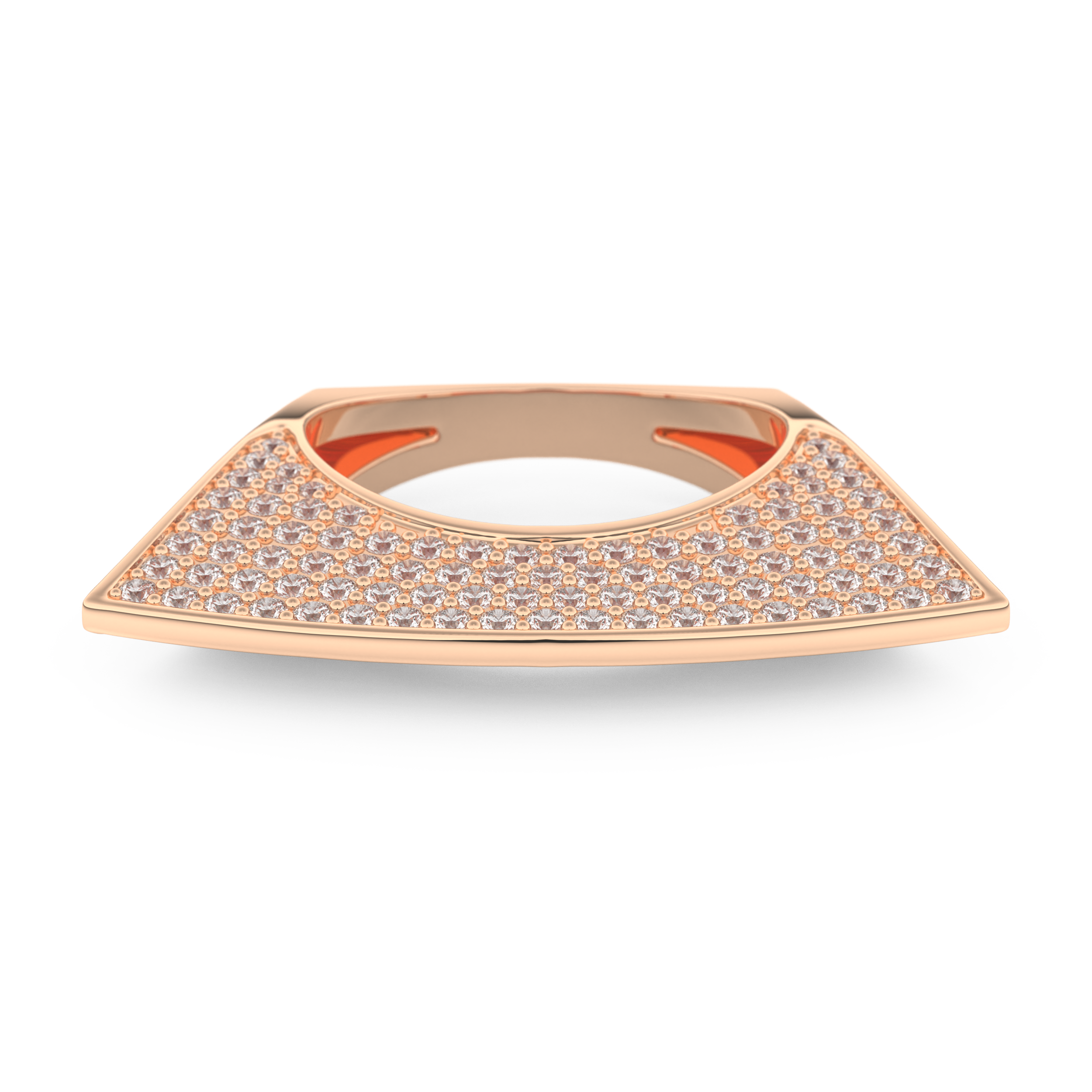 Half Eternity Wedding Band with 1.75 CT Round Cut Moissanite – Yellow, White, or Rose Gold