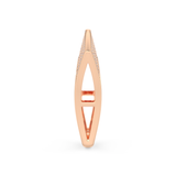 Half Eternity Wedding Band with 1.75 CT Round Cut Moissanite – Yellow, White, or Rose Gold