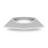 Half Eternity Wedding Band with 1.75 CT Round Cut Moissanite – Yellow, White, or Rose Gold