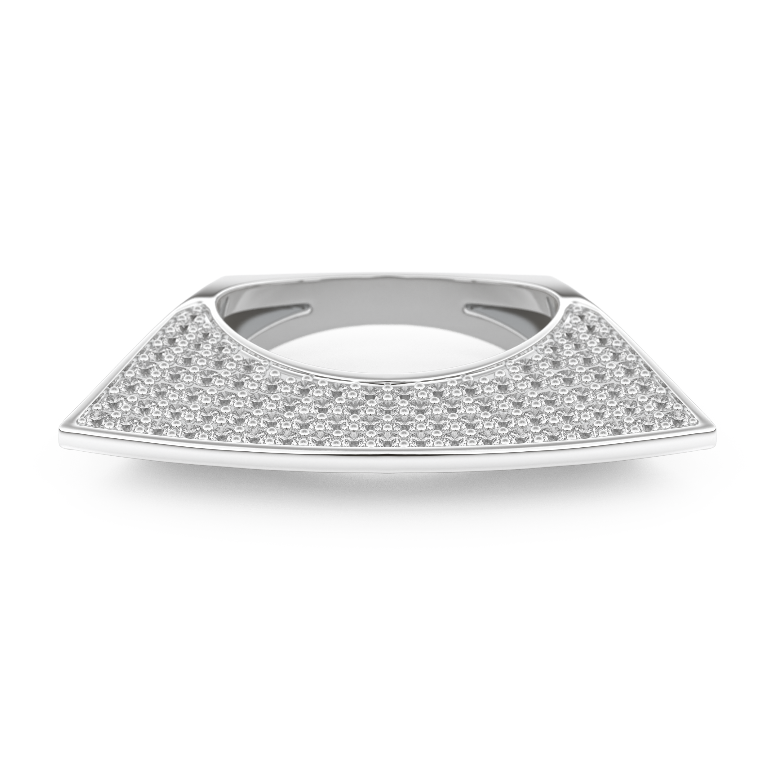 Half Eternity Wedding Band with 1.75 CT Round Cut Moissanite – Yellow, White, or Rose Gold