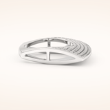 1.75 TCW Round Shaped Moissanite Multi Stone Wedding Band