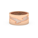 Full Eternity Wedding Band with 0.55 CT Round Cut Moissanite – Yellow, White, or Rose Gold