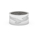 Full Eternity Wedding Band with 0.55 CT Round Cut Moissanite – Yellow, White, or Rose Gold