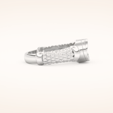 0.06 TCW Round Shaped Moissanite Circle Style Wedding Band