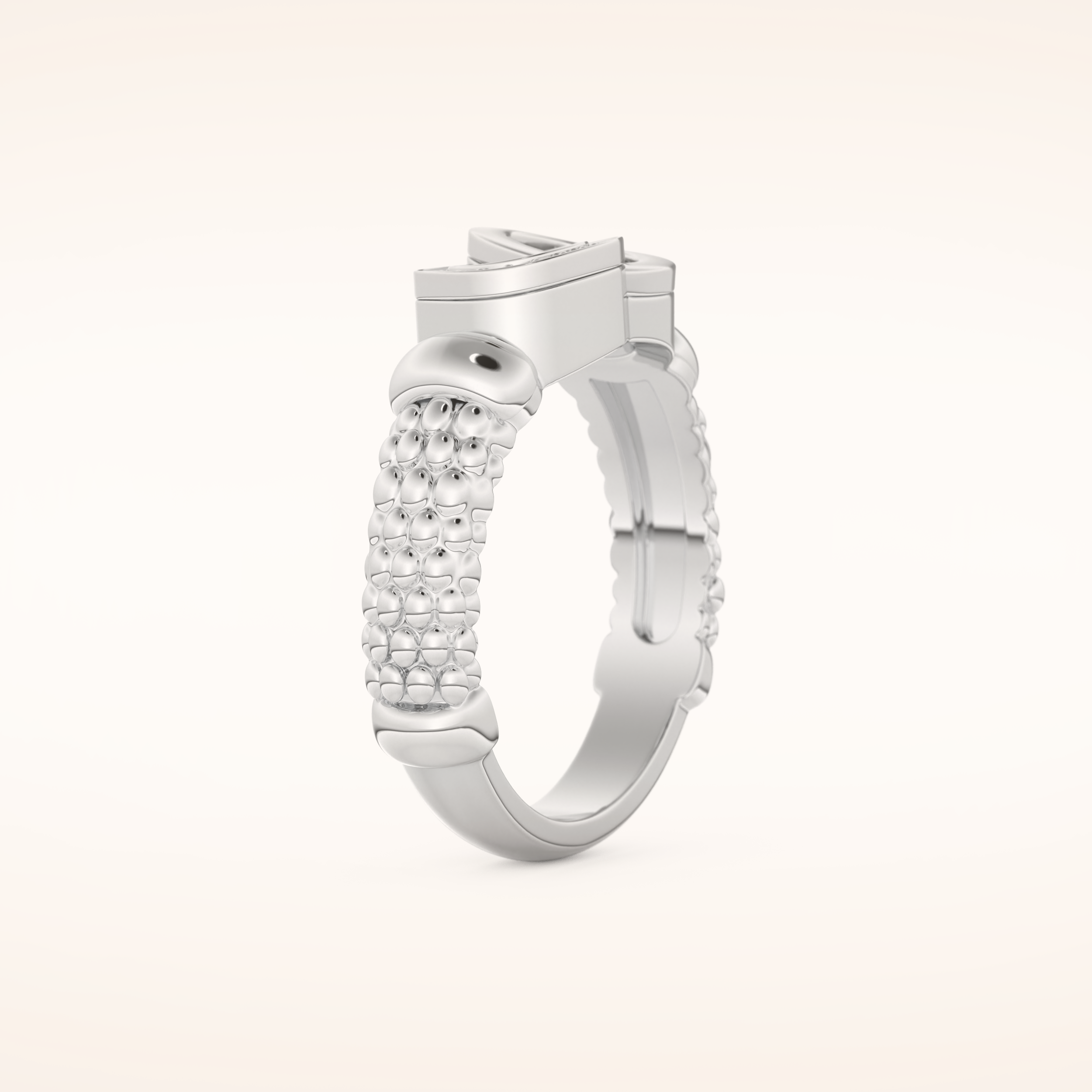 0.06 TCW Round Shaped Moissanite Circle Style Wedding Band