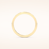 0.48 TCW Round Shaped Moissanite Crown Wedding Band