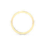 Regal Crown Full Eternity Wedding Band with 0.48 CT Round Cut Moissanite – Yellow, White, or Rose Gold 2