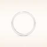 0.48 TCW Round Shaped Moissanite Crown Wedding Band