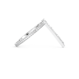 Asymmetric Bar and Droplet Full Eternity Wedding Band with 0.569 CT Pear, Round, Emerald & Marquise Cut Moissanite – Yellow, White, or Rose Gold 8