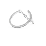 Asymmetric Bar and Droplet Full Eternity Wedding Band with 0.569 CT Pear, Round, Emerald & Marquise Cut Moissanite – Yellow, White, or Rose Gold 11