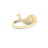 Sculpted Dome Wedding Band with 0.305 CT Round Cut Moissanite – Yellow, White, or Rose Gold