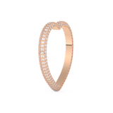 Full Eternity Wedding Band with 0.89 CT Round Cut Moissanite – Yellow, White, or Rose Gold