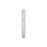 Full Eternity Wedding Band with 0.89 CT Round Cut Moissanite – Yellow, White, or Rose Gold