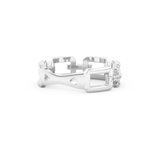 Half Eternity Wedding Band with 0.23 CT Round Cut Moissanite – Yellow, White, or Rose Gold